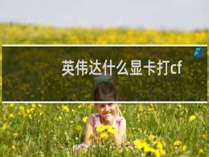 英伟达什么显卡打cf