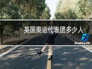 英国奥运代表团多少人
