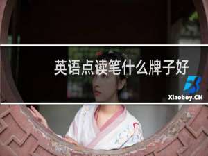 英语点读笔什么牌子好