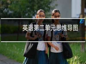 英语第二单元思维导图