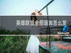 英雄联盟全部语言怎么发