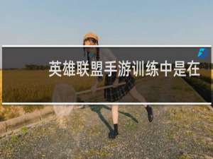 英雄联盟手游训练中是在线吗