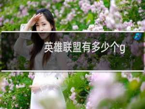 英雄联盟有多少个g