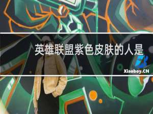 英雄联盟紫色皮肤的人是谁