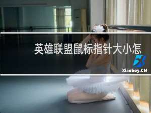 英雄联盟鼠标指针大小怎么调