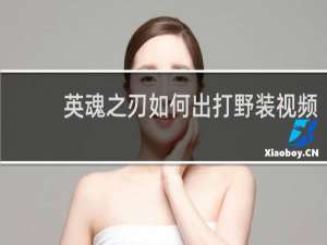 英魂之刃如何出打野装视频