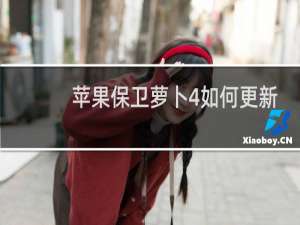苹果保卫萝卜4如何更新