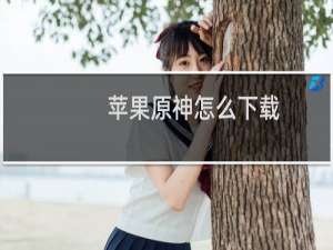 苹果原神怎么下载