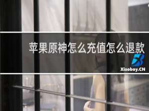 苹果原神怎么充值怎么退款