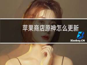 苹果商店原神怎么更新