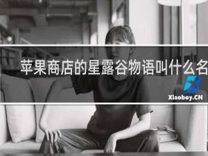 苹果商店的星露谷物语叫什么名字