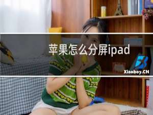 苹果怎么分屏ipad（苹果怎么分屏）
