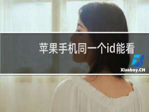 苹果手机同一个id能看到什么