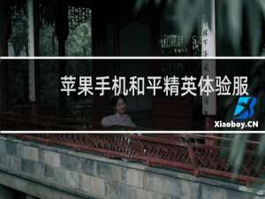苹果手机和平精英体验服怎么下载安装