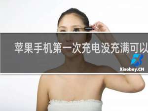 苹果手机第一次充电没充满可以吗