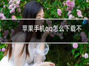 苹果手机qq怎么下载不了