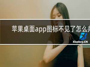 苹果桌面app图标不见了怎么办