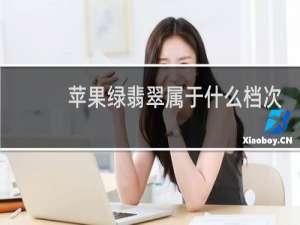 苹果绿翡翠属于什么档次