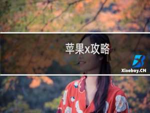 苹果x攻略