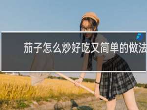 茄子怎么炒好吃又简单的做法