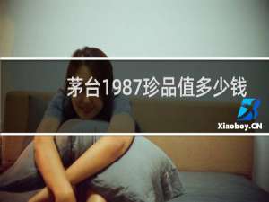 茅台1987珍品值多少钱
