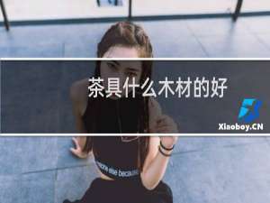 茶具什么木材的好
