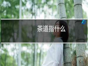 茶道指什么