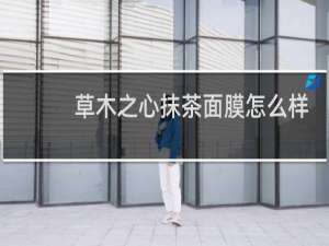 草木之心抹茶面膜怎么样