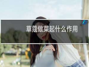 草蔻做菜起什么作用