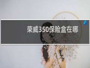 荣威350保险盒在哪