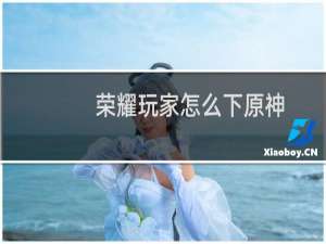 荣耀玩家怎么下原神