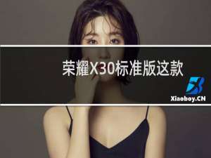 荣耀X30标准版这款手机具有大电池与旗舰级别快充技术