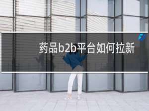 药品b2b平台如何拉新