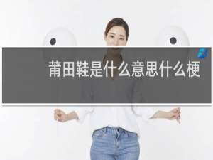 莆田鞋是什么意思什么梗