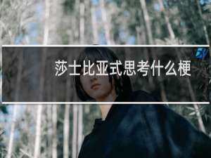 莎士比亚式思考什么梗