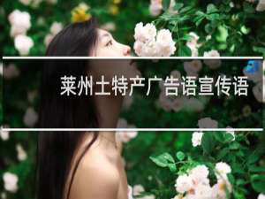 莱州土特产广告语宣传语