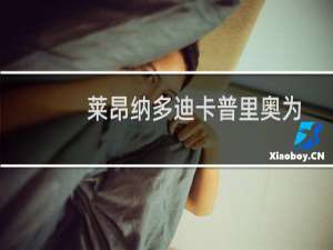 莱昂纳多迪卡普里奥为什么叫小李子（莱昂纳多迪卡普里奥为什么叫小李子）