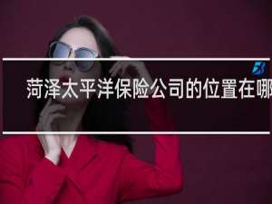 菏泽太平洋保险公司的位置在哪里