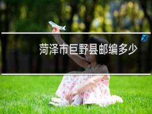 菏泽市巨野县邮编多少