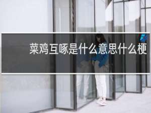 菜鸡互啄是什么意思什么梗