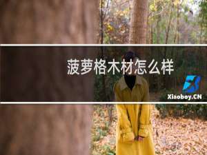 菠萝格木材怎么样