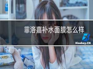 菲洛嘉补水面膜怎么样
