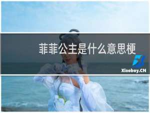 菲菲公主是什么意思梗，菲菲公主是指的谁什么梗