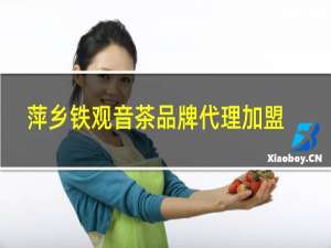 萍乡铁观音茶品牌代理加盟