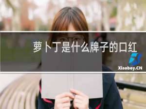 萝卜丁是什么牌子的口红