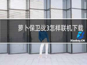 萝卜保卫战3怎样联机下载