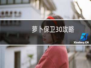 萝卜保卫30攻略