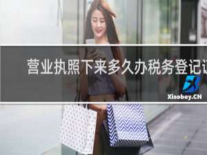 营业执照下来多久办税务登记证