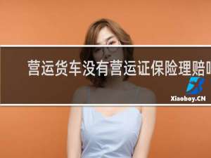 营运货车没有营运证保险理赔吗