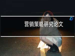 营销策略研究论文